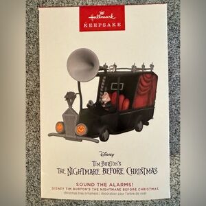 2023 Hallmark SOUND the ALARMS! Nightmare Before Christmas Ornament-NIB